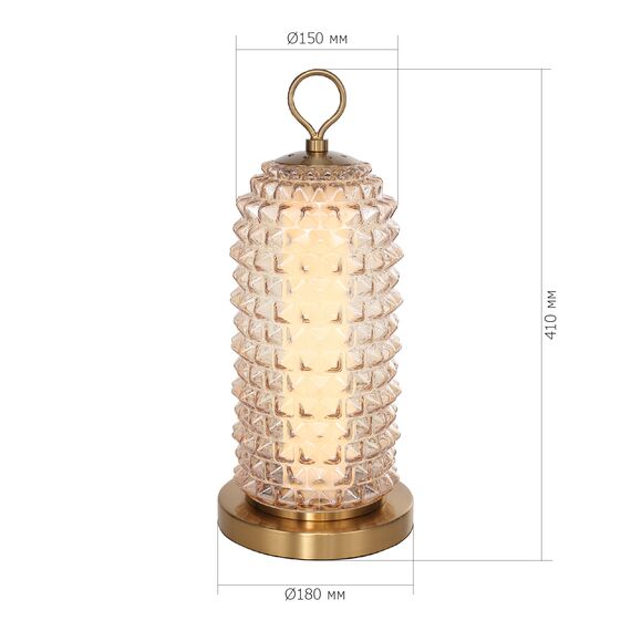 SL6144.304.01 Прикроватная лампа ST-Luce латунь/Шампань LED 1*12W 4000K SAGUARO, изображение 4