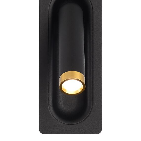 SL6238.401.01 Светильник настенный ST-Luce черный/черный,латунь LED 1*3W 4000K PARILLA, изображение 4