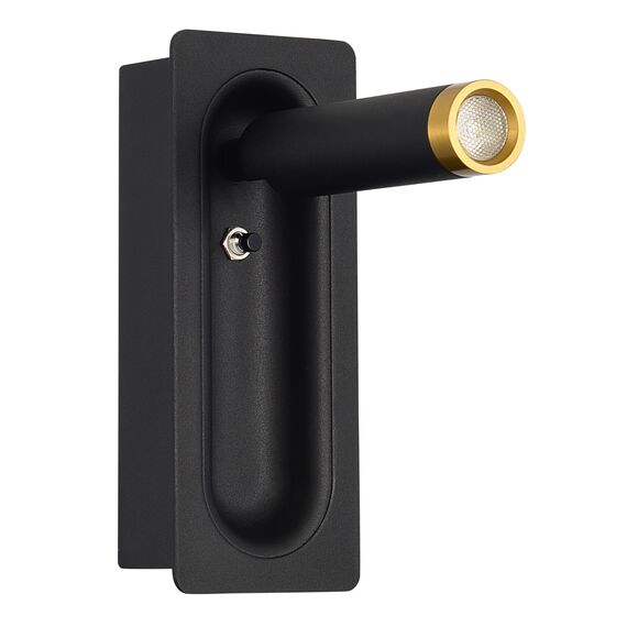 SL6238.401.01 Светильник настенный ST-Luce черный/черный,латунь LED 1*3W 4000K PARILLA, изображение 8