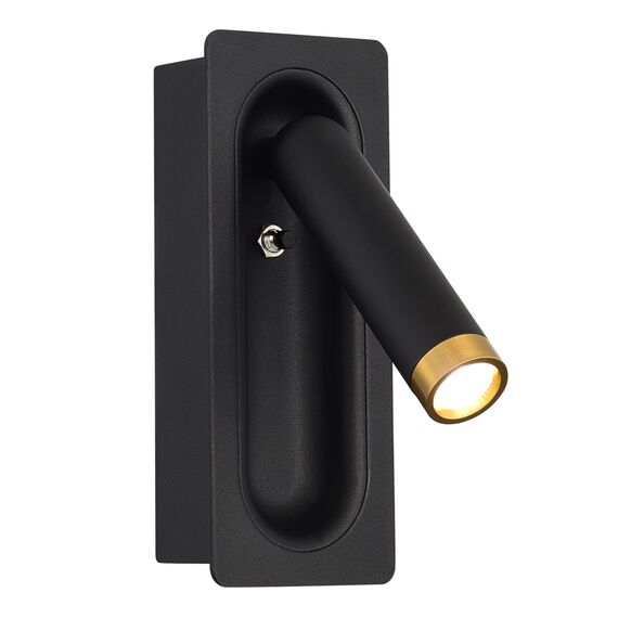 SL6238.401.01 Светильник настенный ST-Luce черный/черный,латунь LED 1*3W 4000K PARILLA, изображение 9