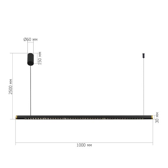 SL6238.403.01 Светильник подвесной ST-Luce черный/черный,латунь LED 1*20W 4000K PARILLA, изображение 6