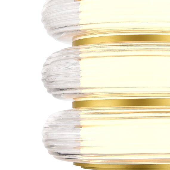 SL6239.203.03 Светильник подвесной ST-Luce золото/прозрачный LED 1*16W 3000K FRITTELA, изображение 4