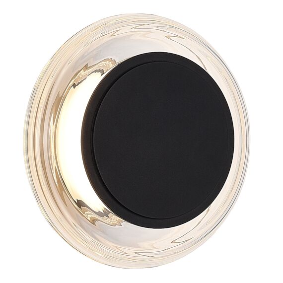 SL6239.401.03 Светильник настенный ST-Luce черный/прозрачный LED 1*7W 3000K FRITTELA