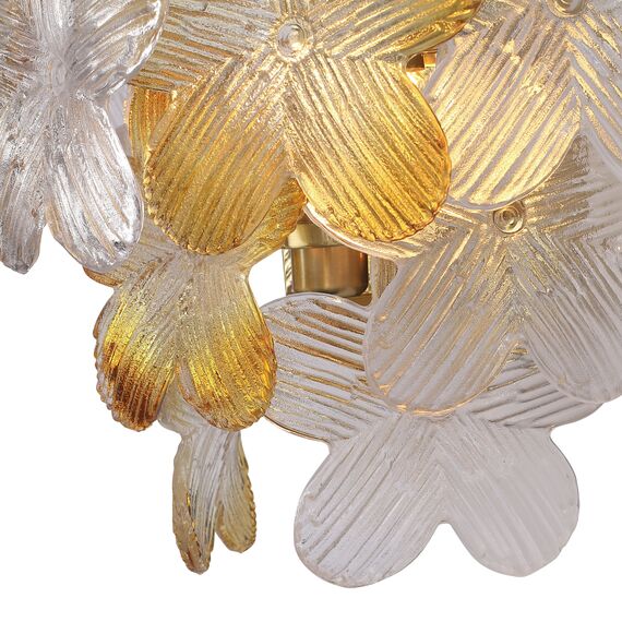 SL6240.201.02 Светильник настенный ST-Luce золотистый/Прозрачный, янтарный E14 2*60W TENDER, изображение 5