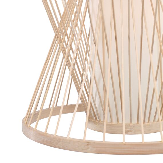 SL6241.503.01 Светильник подвесной ST-Luce Древесный/Белый E27 1*40W ALMA, изображение 4