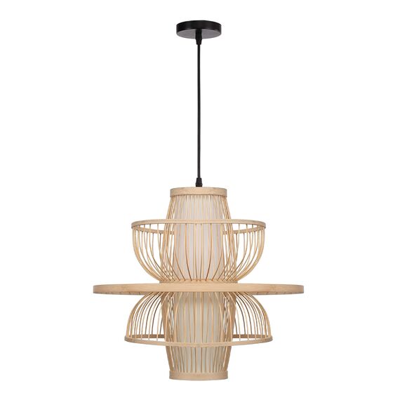 SL6241.513.01 Светильник подвесной ST-Luce Древесный/Белый E27 1*40W ALMA, изображение 2