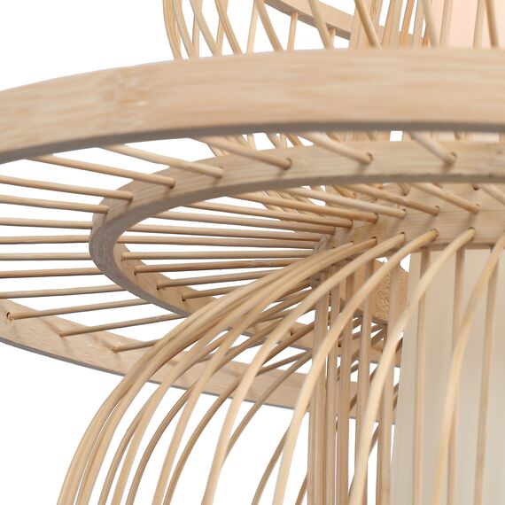 SL6241.513.01 Светильник подвесной ST-Luce Древесный/Белый E27 1*40W ALMA, изображение 5