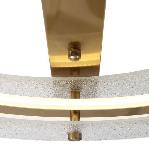 SL6245.212.01 Светильник потолочный ST-Luce золотистый/Прозрачный LED 1*40W 4000K FAGY, изображение 5