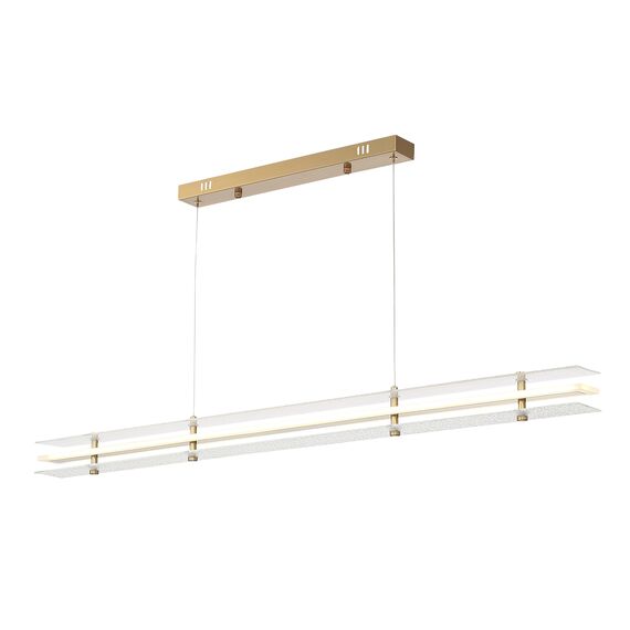 SL6245.223.01 Светильник подвесной ST-Luce золотистый/Прозрачный LED 1*30W 4000K FAGY, изображение 3