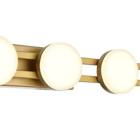 SL6610.201.06 Светильник настенный ST-Luce золотистый/белый LED 1*12W 4000K MONRO, изображение 8