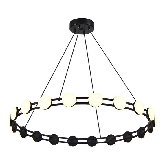 SL6610.403.20 Светильник подвесной ST-Luce черный/белый LED 1*40W 4000K MONRO, изображение 3