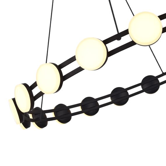 SL6610.403.20 Светильник подвесной ST-Luce черный/белый LED 1*40W 4000K MONRO, изображение 5