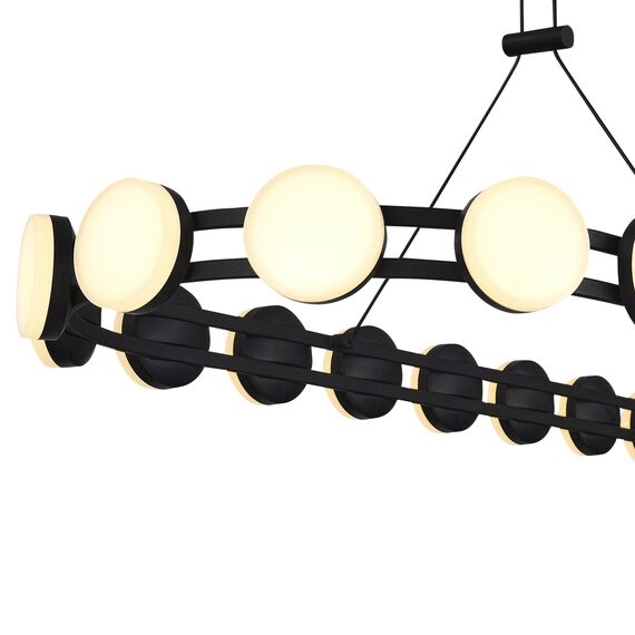 SL6610.403.26 Светильник подвесной ST-Luce черный/белый LED 1*50W 4000K MONRO, изображение 5