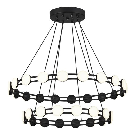 SL6610.403.36 Светильник подвесной ST-Luce черный/белый LED 1*70W 4000K MONRO, изображение 3