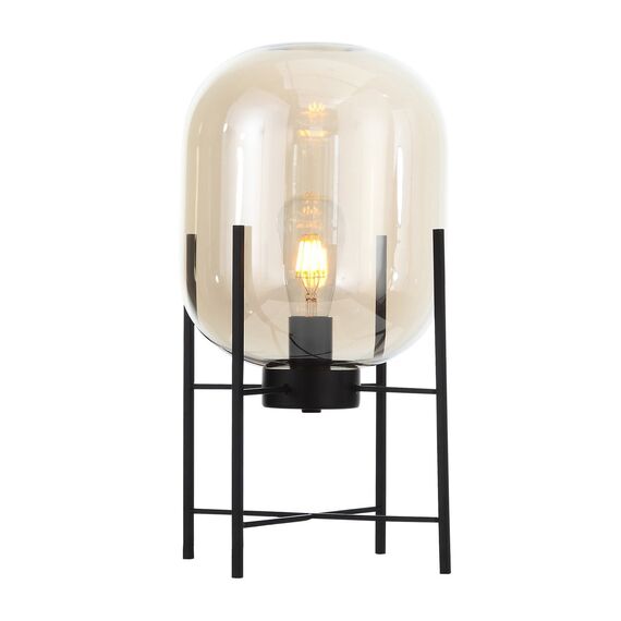 SL1050.505.01 Прикроватная лампа ST-Luce Черный/Коньячный E27 1*40W (из 2-х коробок) BURASCA, изображение 3