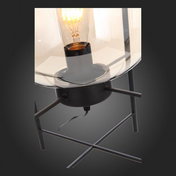 SL1050.505.01 Прикроватная лампа ST-Luce Черный/Коньячный E27 1*40W (из 2-х коробок) BURASCA, изображение 8