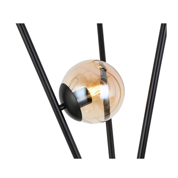 SL549.505.03 Торшер ST-Luce Черный/Коньячный E27 3*40W STAMPO, изображение 9