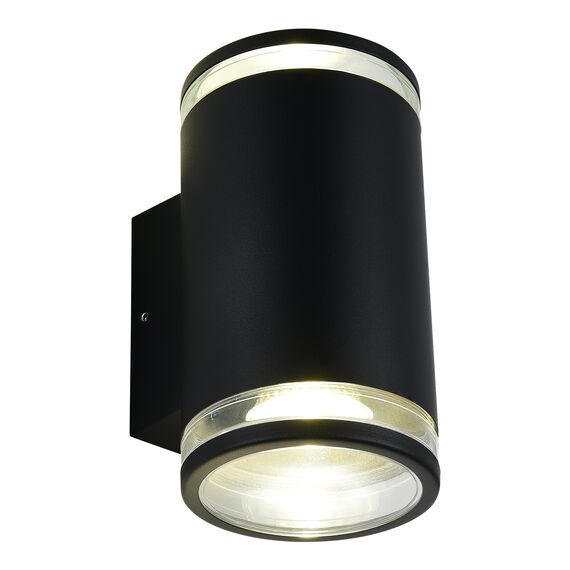 SL9009.401.02 Светильник уличный настенный ST-Luce черный/белый GU10 2*50W TUBO, изображение 4