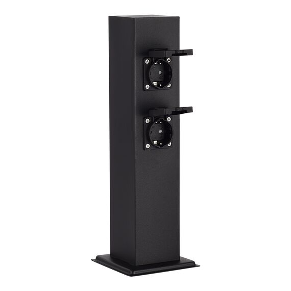 SL9012.415.00 Столб уличный 4 розетки ST-Luce черный 3500W SOCKET