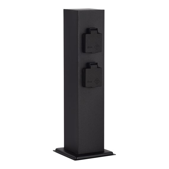 SL9012.415.00 Столб уличный 4 розетки ST-Luce черный 3500W SOCKET, изображение 2