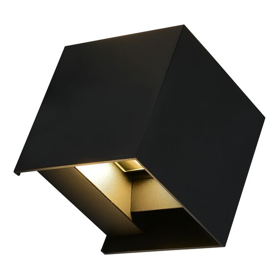 SL9513.401.01 Светильник уличный настенный ST-Luce черный/черный LED 1*10W 2700K BRIK, изображение 3