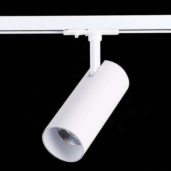ST350.536.20.24 Св-к трек. Белый LED 1*20W 3000K 1 800Lm Ra>80 24о IP20 L158xW65xH193 100-240V BASE, изображение 4
