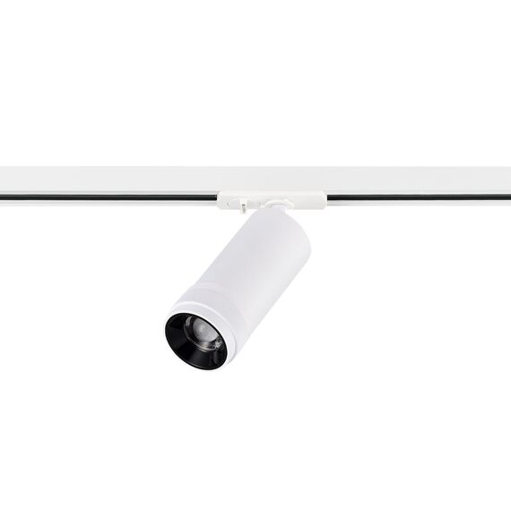 ST385.536.20 Св-к трек. Zoom Белый LED 1*20W 3000K 1 800Lm Ra 10-55° IP20 D65xH145 220V BASE, изображение 2