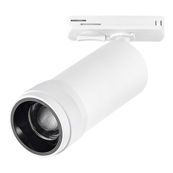 ST385.546.20 Св-к трек. Zoom Белый LED 1*20W 4000K 1 800Lm Ra 10-55° IP20 D65xH145 220V BASE, изображение 3