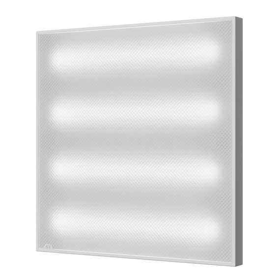 STP-A-1001-P-36-4K-40 Св-к ДВО ST Luce STANDART IP40 595*595*40мм 36Вт 4200лм 4000К призма(Армстронг Коммерческое освещение, изображение 3