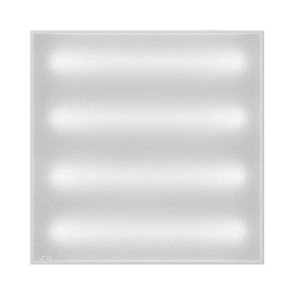 STP-A-1001-P-36-65K-40 Св-к ДВО STLuce STANDART IP40 595*595*40мм 36Вт 4200лм 6500К призма(Армстронг Коммерческое освещение, изображение 2
