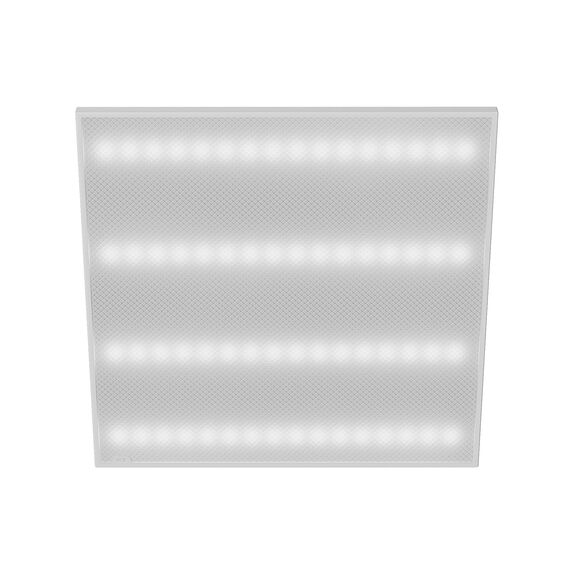 STP-A-1009-P-36-65K-40 Светильник ДВО ST Luce STANDART IP40 595*595*19 мм 36Вт 4200лм 6500К призма ( Коммерческое освещение, изображение 4