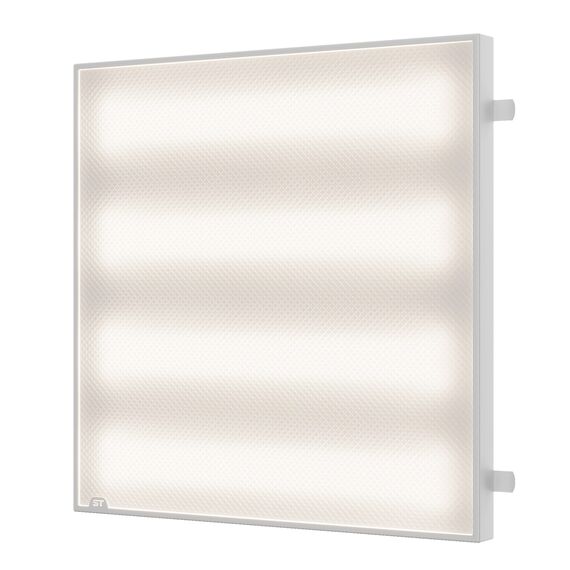 STP-G-1001-P-36-4K-40 Св-к ДВО ST Luce STANDART IP40 590*590*40мм 36Вт 4200лм 4000К призма(Грильято) Коммерческое освещение, изображение 3