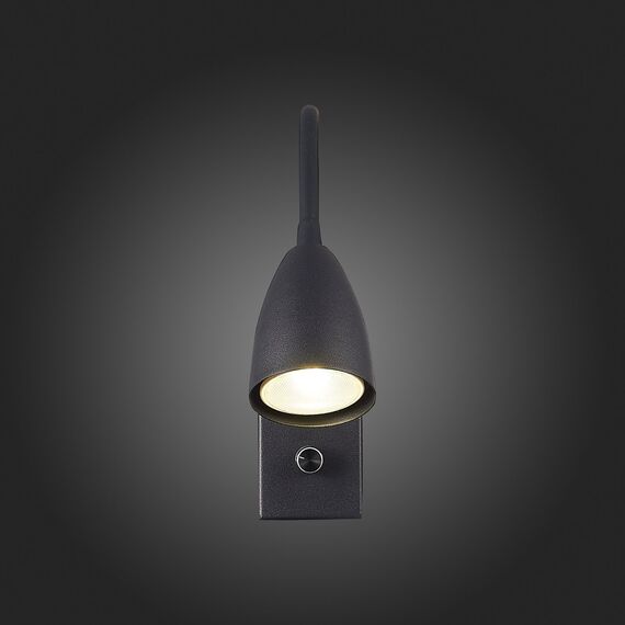 SL1014.401.01 Светильник настенный ST-Luce Черный/Черный GU10 1*3W Настенные светильники, изображение 8