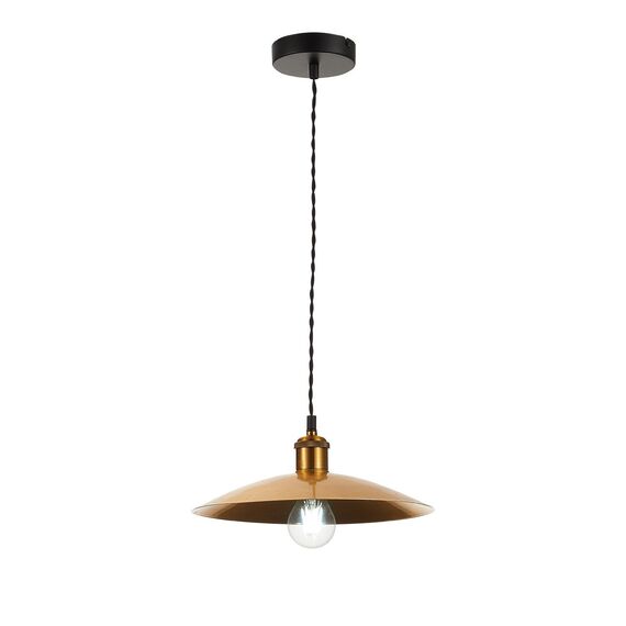 SL1017.203.01 Светильник подвесной ST-Luce Черный/Золотистый E27 1*60W ROMO, изображение 3