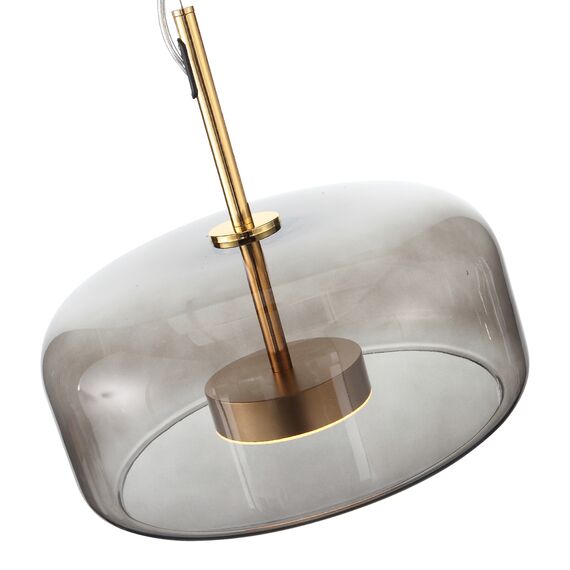 SL1053.243.01 Светильник подвесной ST-Luce Золотистый/Дымчатый LED 1*9W 3000K PALOCHINO, изображение 8