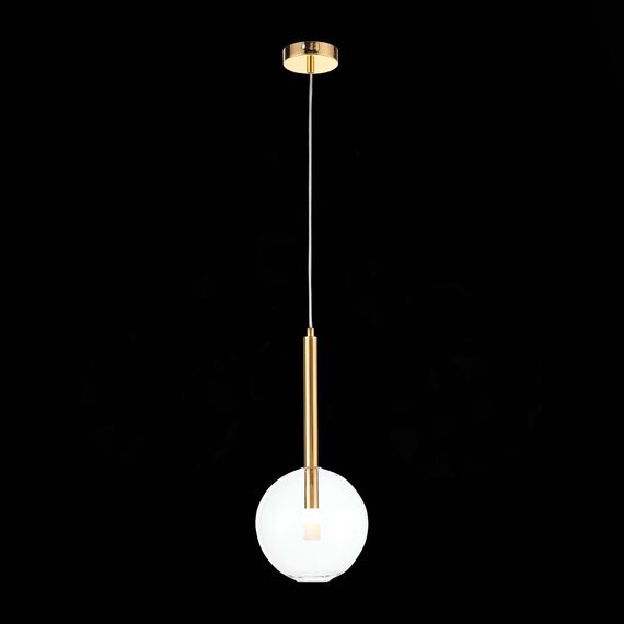 SL1054.203.01 Светильник подвесной ST-Luce Золотистый/Прозрачный G9 1*5W SOFIO, изображение 4