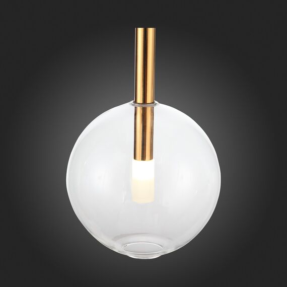 SL1054.203.01 Светильник подвесной ST-Luce Золотистый/Прозрачный G9 1*5W SOFIO, изображение 8