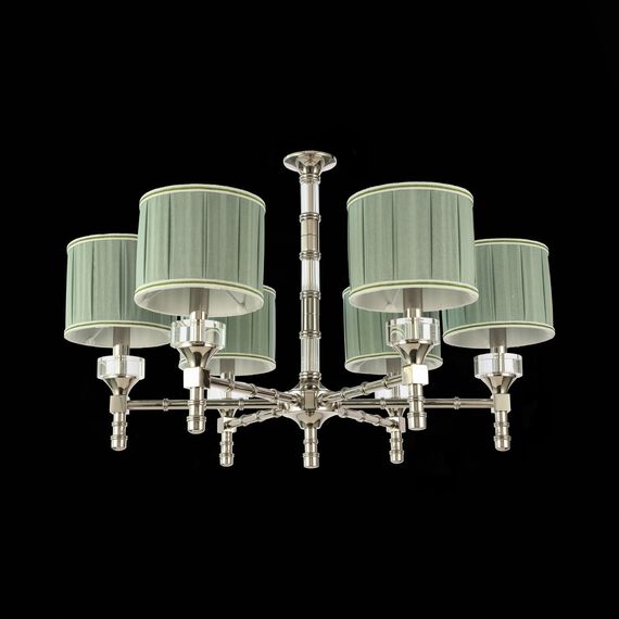 SL1121.103.06 Люстра подвесная ST-Luce Никель/Оливковый E14 6*40W OLEO, изображение 3