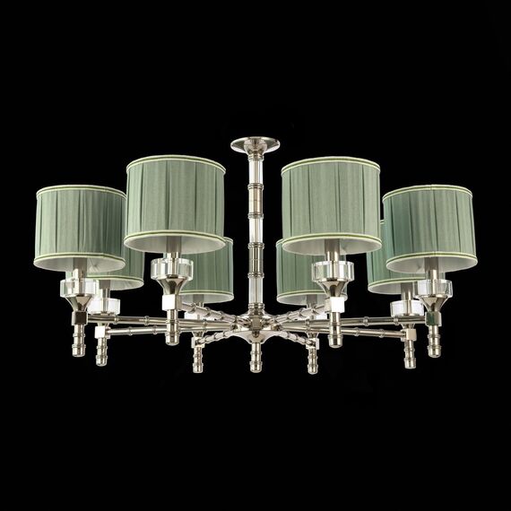 SL1121.103.08 Люстра подвесная ST-Luce Никель/Оливковый E14 8*40W OLEO, изображение 3