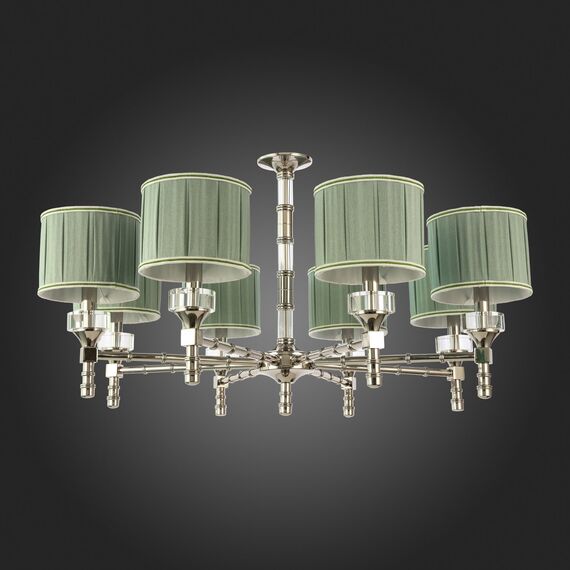 SL1121.103.08 Люстра подвесная ST-Luce Никель/Оливковый E14 8*40W OLEO, изображение 4