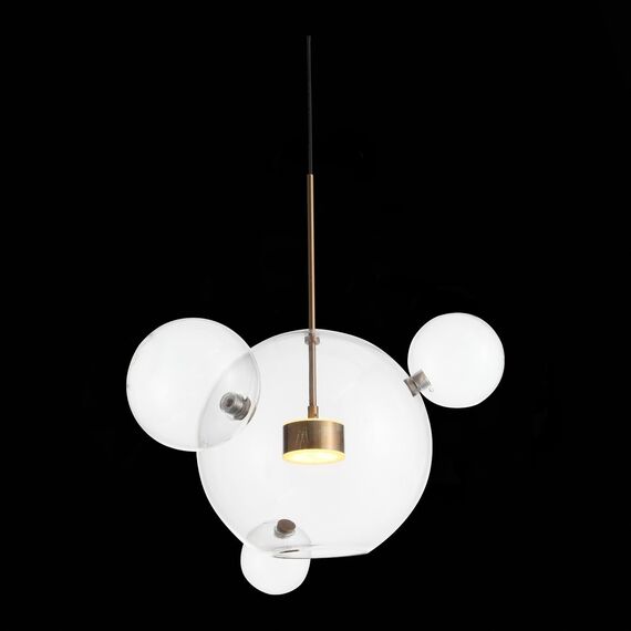 SL1133.203.01 Светильник подвесной ST-Luce Латунь/Прозрачный LED 1*14W 3000K BOPONE, изображение 5