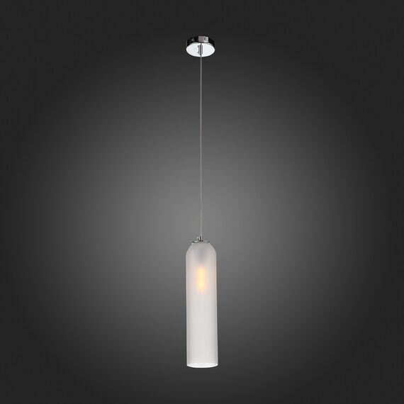 SL1145.153.01 Светильник подвесной ST-Luce Хром/Белый E27 1*60W CALLANA, изображение 2