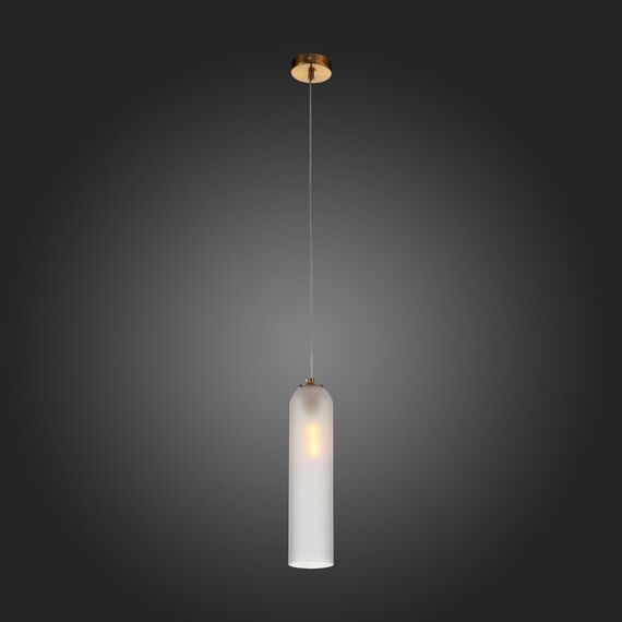 SL1145.353.01 Светильник подвесной ST-Luce Латунь/Белый E27 1*60W CALLANA, изображение 2