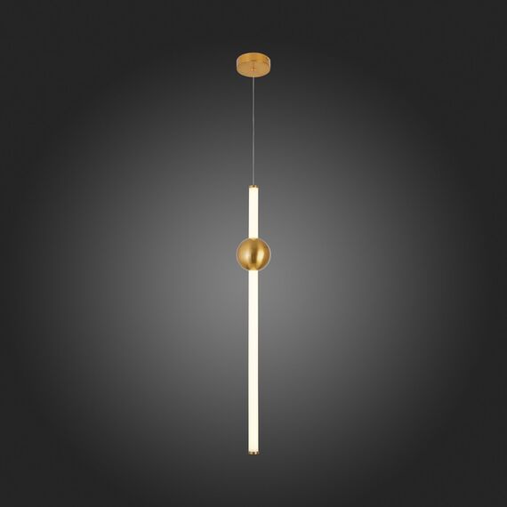 SL1222.213.01 Светильник подвесной ST-Luce Золотистый/Золотистый, Белый LED 1*18W 4000K ANGURRA, изображение 5