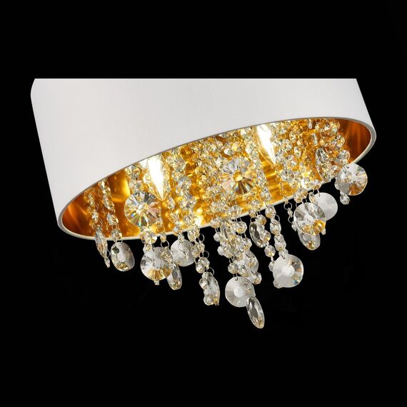 SL1350.503.04 Светильник подвесной ST-Luce Хром/Белый, Золотистый, Прозрачный E14 4*40W LACCHIA, изображение 13