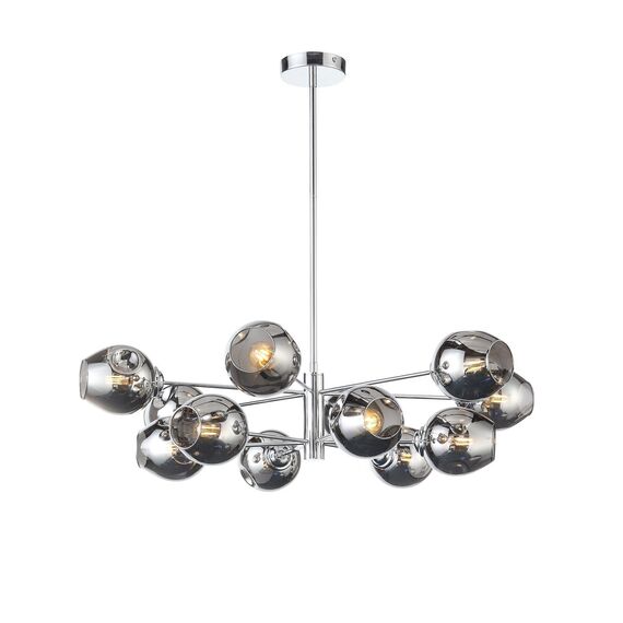 SL1500.103.12 Светильник подвесной ST-Luce Хром/Дымчатый E14 12*40W FOVIA, изображение 6