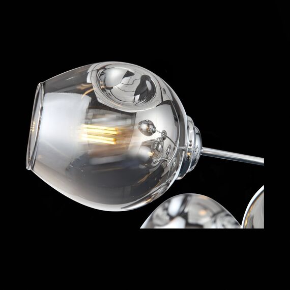 SL1500.103.12 Светильник подвесной ST-Luce Хром/Дымчатый E14 12*40W FOVIA, изображение 7