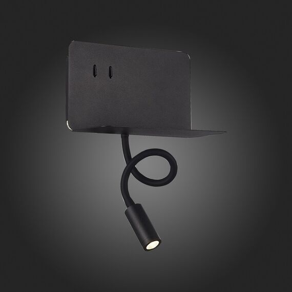 SL1576.401.02 Светильник настенный ST-Luce Черный/Черный LED 2*3W 4000K Настенные светильники, изображение 5