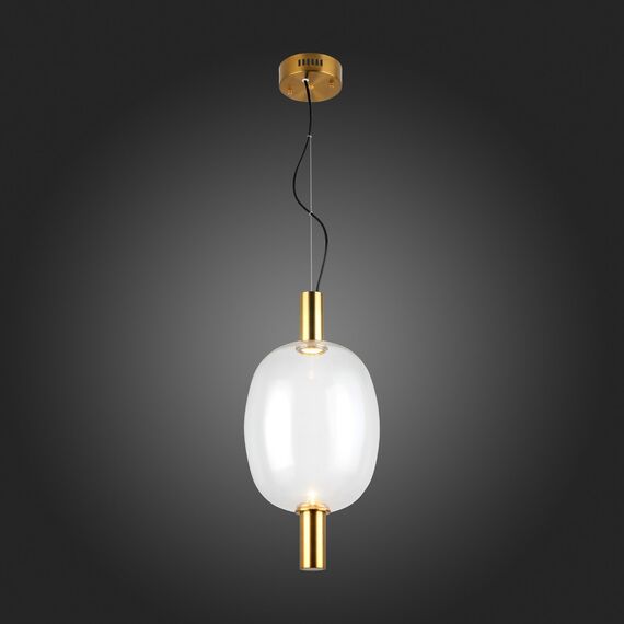 SL1582.313.01 Светильник подвесной ST-Luce Бронзовый/Прозрачный LED 1*7W 2700K ALLENORE, изображение 2