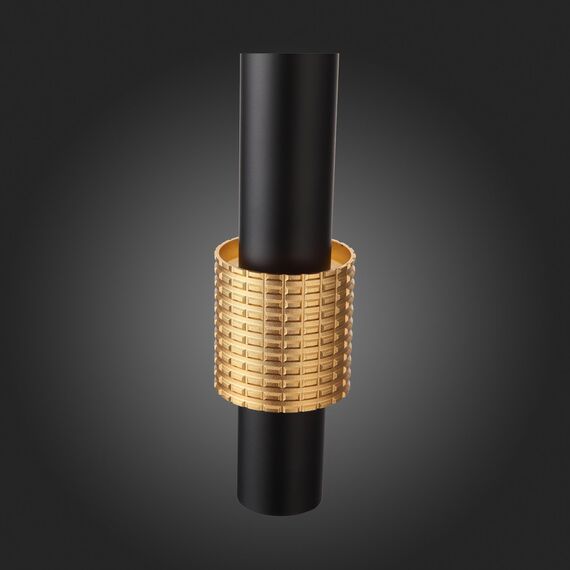 SL1591.403.01 Светильник подвесной ST-Luce Черный, Анодированный золотой/Черный LED 1*6W 3000K Подвесные светильники, изображение 8